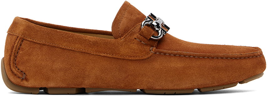 Tenisky a topánky FERRAGAMO Salvatore Parigi Eco Suede Loafers Hnedá | 768076, 0