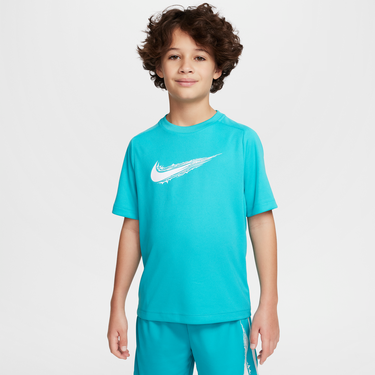 Tričko Nike Dri-FIT Multi Short Sleeve T-Shirt Tyrkysová | HF8100-345, 1