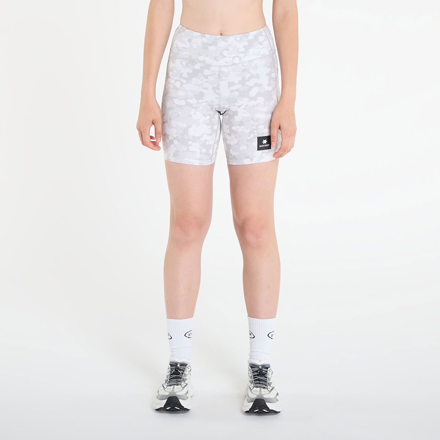 Šortky Saysky Camo Combat+ Short Tights 7" AOP Biela | OWRST30C1049, 0