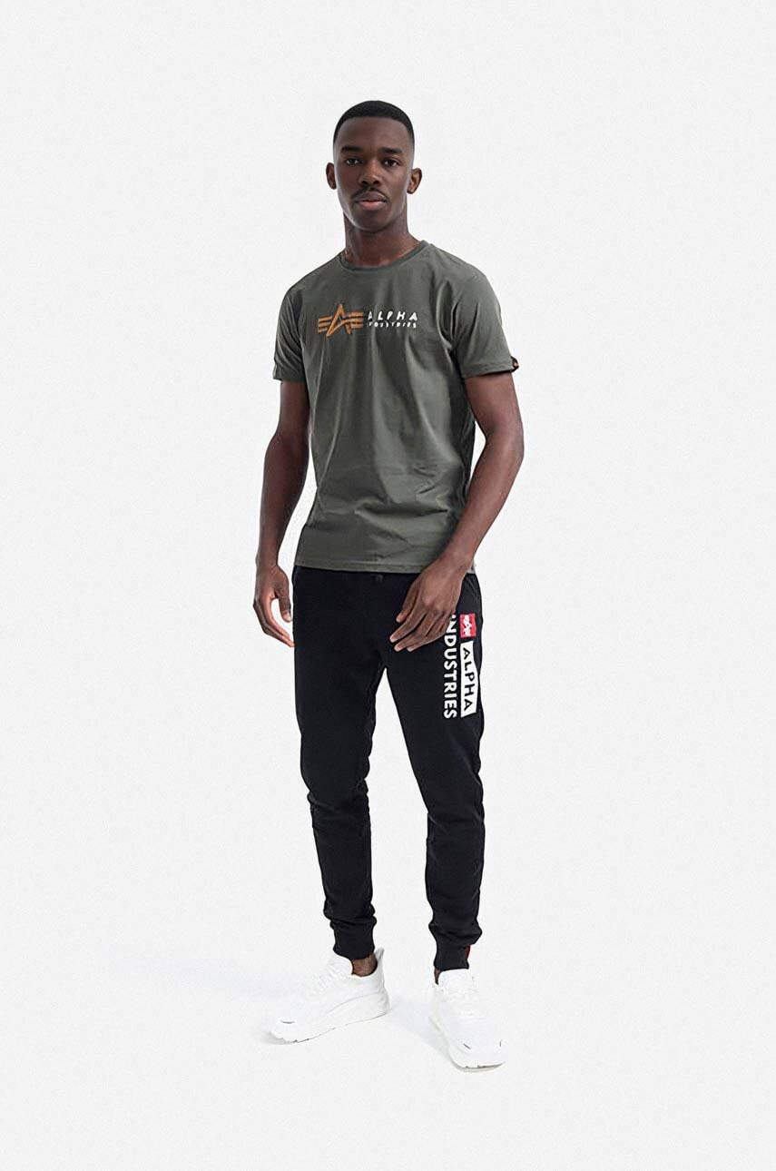 Tričko Alpha Industries Alpha Industries Basic T-Shirt Zelené | 118502.142, 1