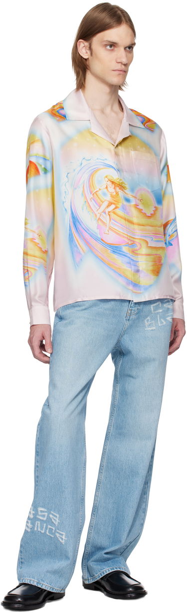 Košeľa Casablanca Casablanca Psychedelic Nirvana Silk Shirt Rôznofarebný | U-MS25-SH-006-05, 3
