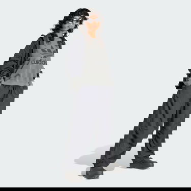 Mikina adidas Originals Washed Trefoil Sweatshirt Šedá | IN2270, 3