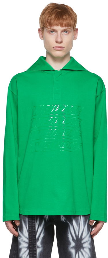 Polo tričko We11done We11done Cotton Henley Zelené | WD-TT1-22-554-U-GR, 0
