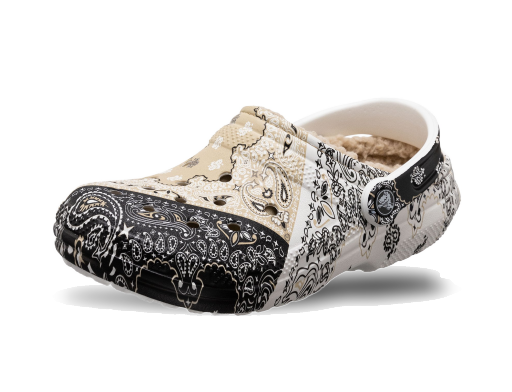 Tenisky a topánky Crocs Classic Lined Bandana Clog Béžová | 208061-2ZM