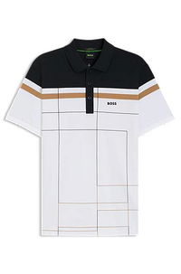 BOSS Slim Fit Quick-Dry Stretch Polo Shirt