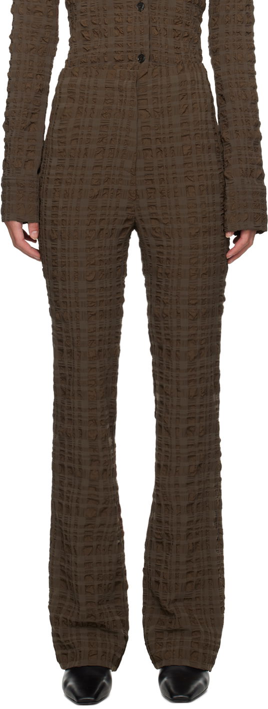 Nohavice Nanushka Juna Trousers Hnedá | NW24RSPA01178, 0