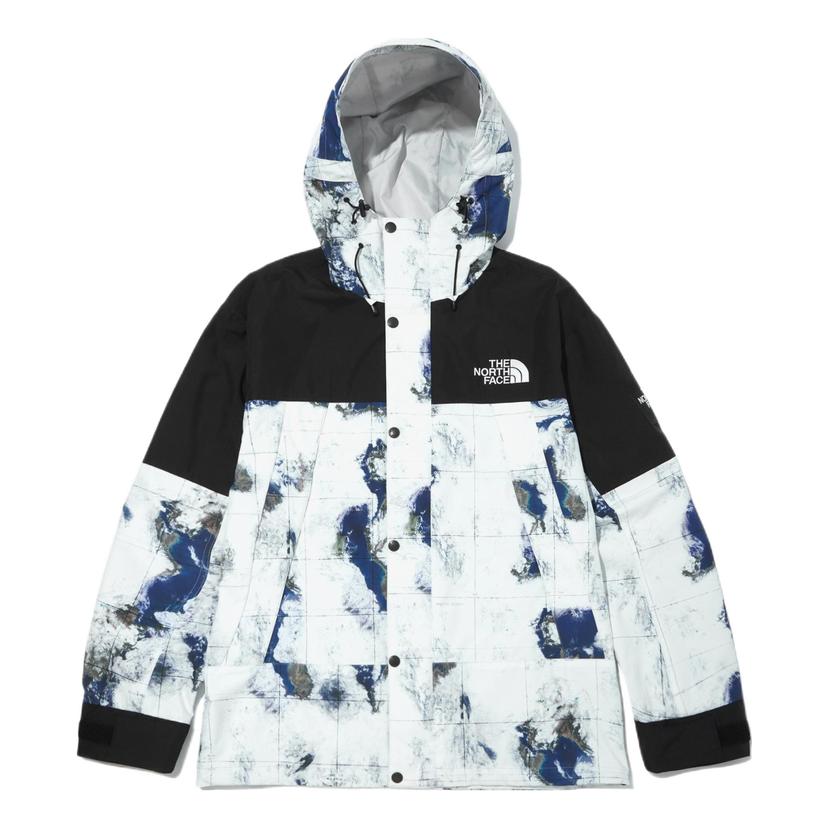 Parka The North Face Men's Printed Mountain Jacket Biela | NJ3BN00N