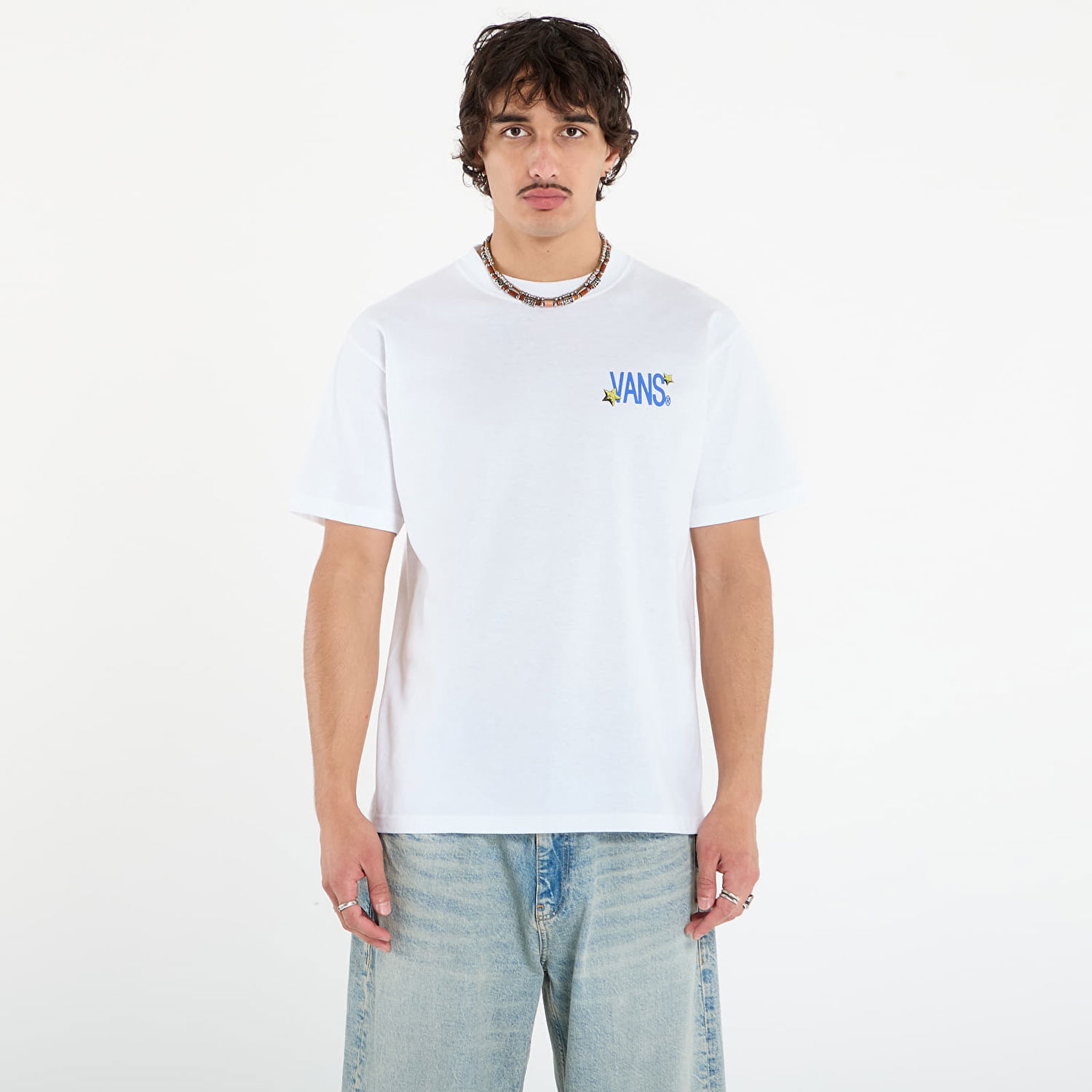 Tričko Vans Chaos Short-Sleeve T-Shirt M Biela | VN000PBRWHT1, 0