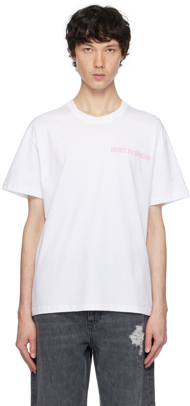 Tričko JW Anderson 'Best in Show' Back Print T-shirt Biela | JT0252-PG0772, 0