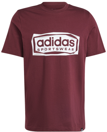 Tričko adidas Performance Sportswear Folded Graphic Vínová | im8303, 1