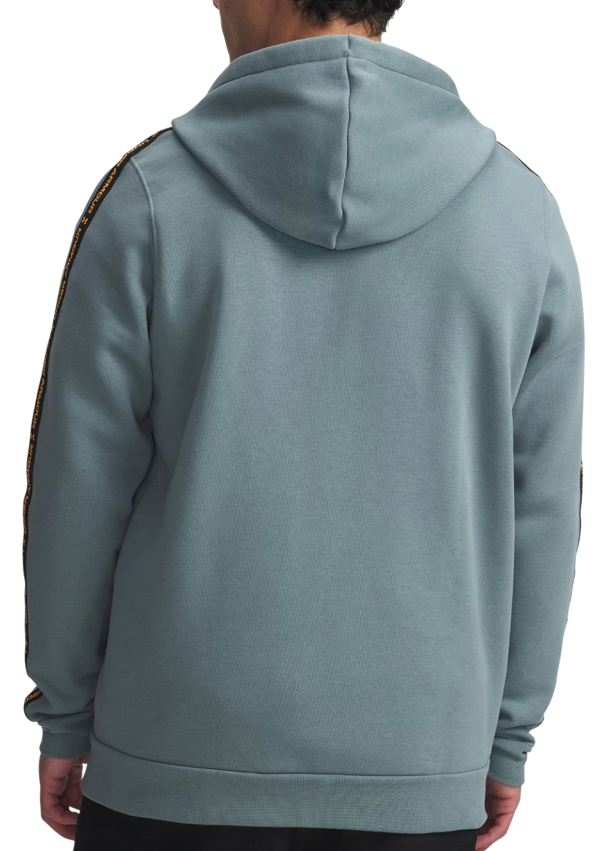 Mikina Under Armour Icon Fleece Full Zip Hoodie with Taping Tyrkysová | 1390298-587, 1