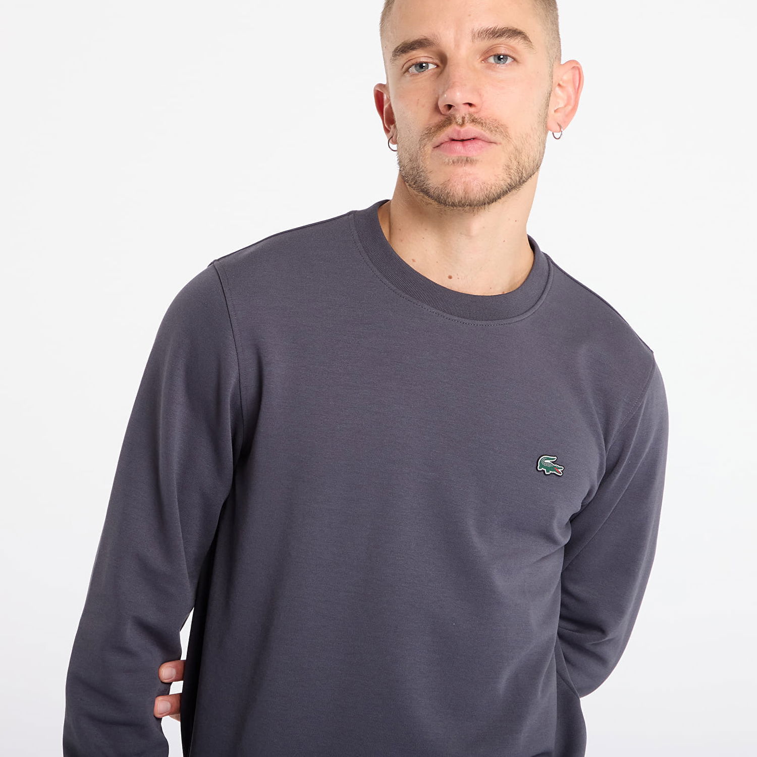Mikina Lacoste Classic Crewneck Sweatshirt XL Šedá | SH5127 S5T, 1