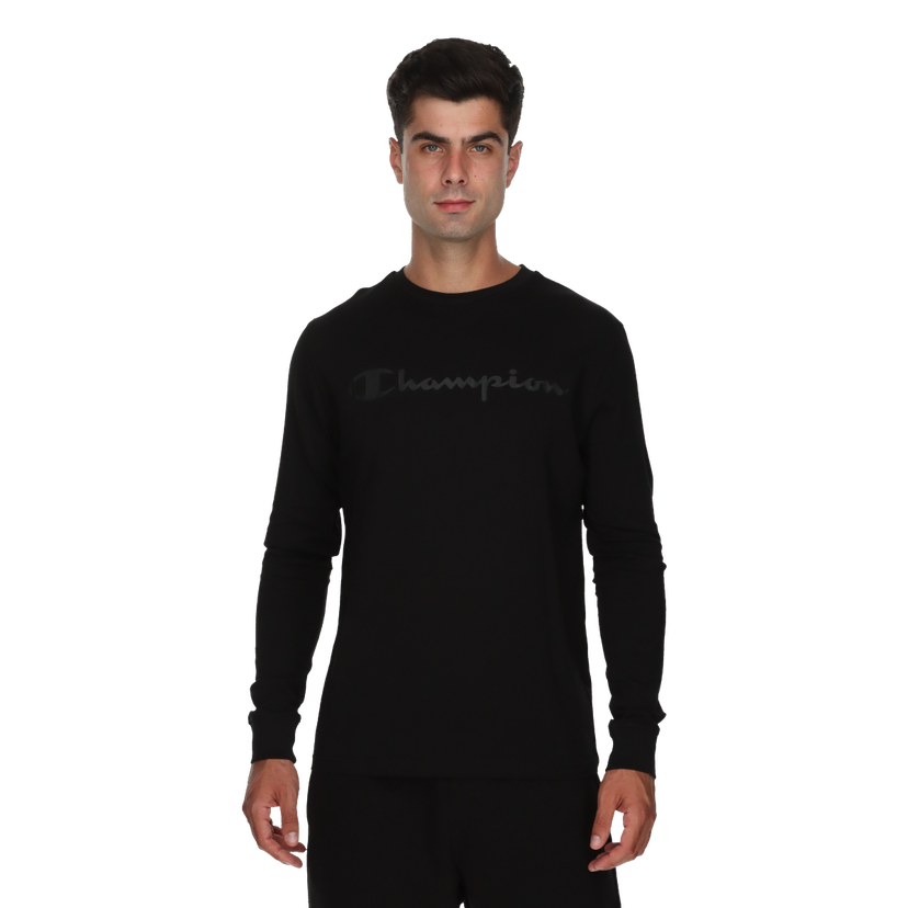 Tričko Champion Long Sleeve T-Shirt Čierna | 222098-KK001