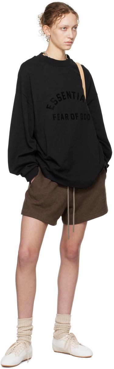 Tričko Fear of God Core Collection Heavy L/S Tee Black Čierna | 125SU242010F, 4