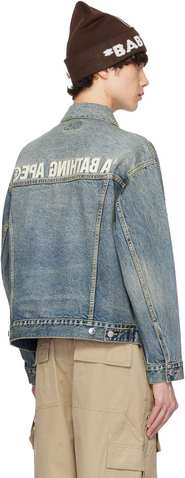 Kulicha BAPE Distressed Denim Trucker Jacket Hnedá | 001LJK801308M, 2