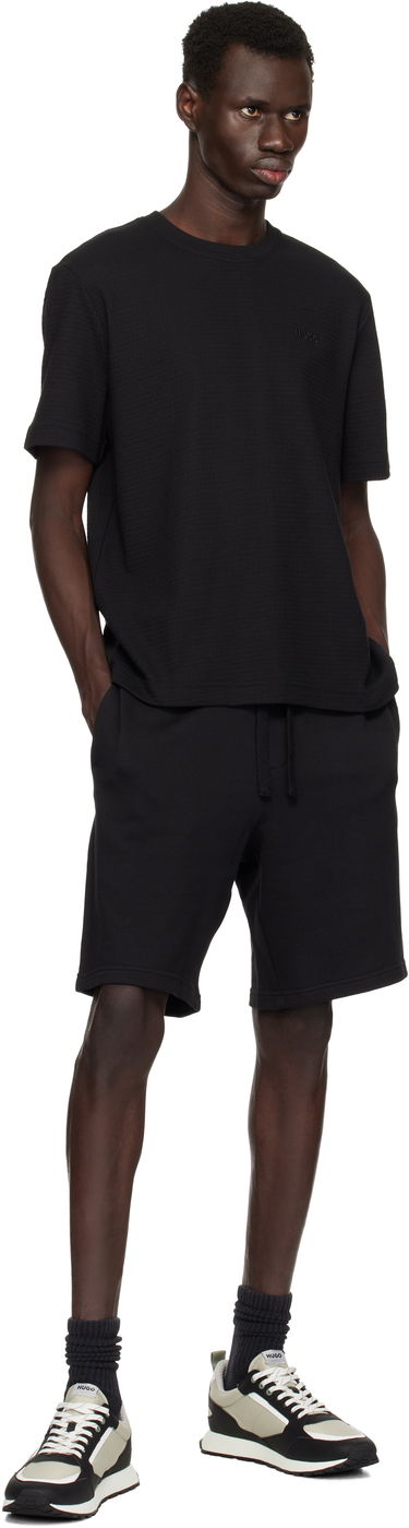 Šortky BOSS Hugo Cotton-Terry Shorts Čierna | 50530696, 3