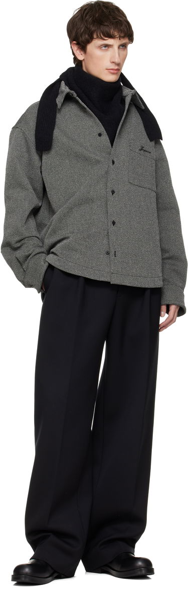 Šál Jacquemus The Gros Grain Shawl Scarf Čierna | 24HACU00669AK00227, 2