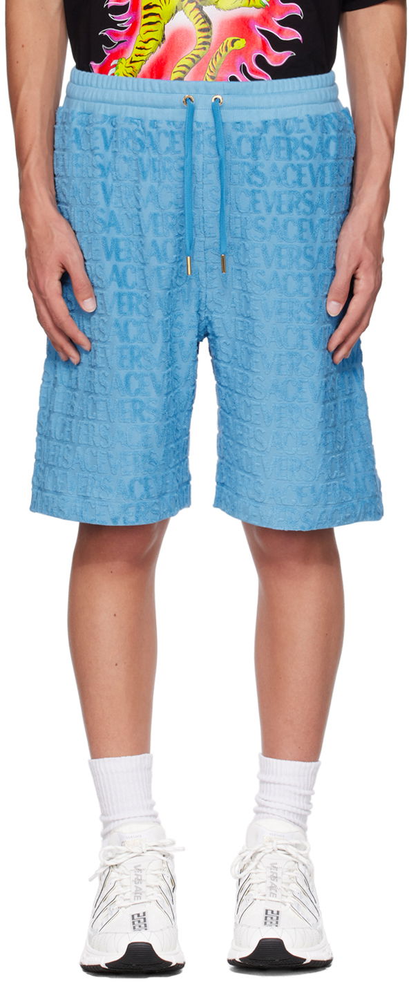 Šortky Versace Allover Tyrkysová | 1010655_1A07695, 0