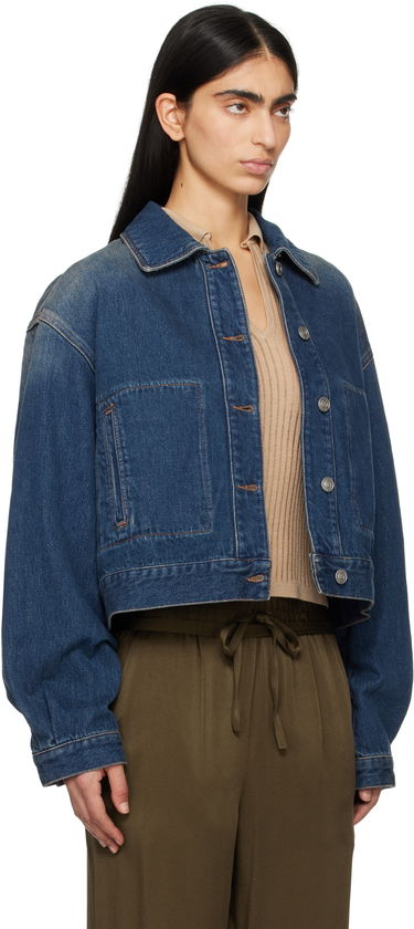 Bunda ISABEL MARANT Isabel Marant Josephine Cropped Denim Jacket Modrá | VE0451FA-B1H04I, 1