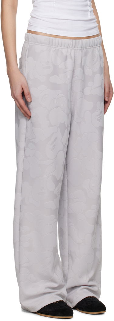 Tepláky BAPE A Bathing Ape Camo Jacquard One Point Wide Lounge Pants Modrá | 001PTL302005L, 4