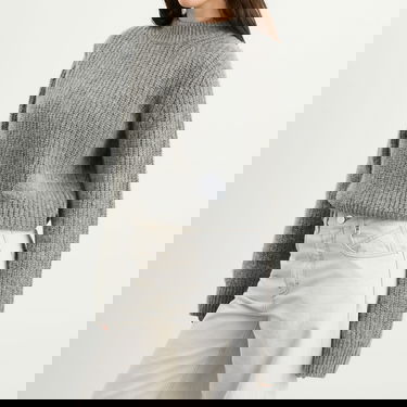 Sveter Cecilie Bahnsen Cecilie Bahnsen Bega Fisherman Knit Šedá | 325KNI51001, 5