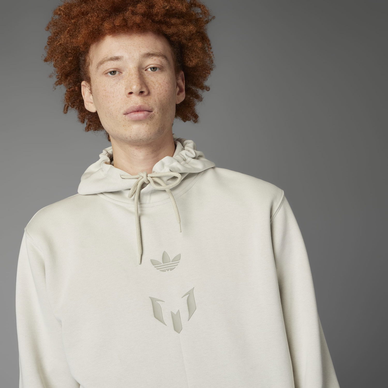 Mikina adidas Originals Messi Hoodie Béžová | jc9474, 1
