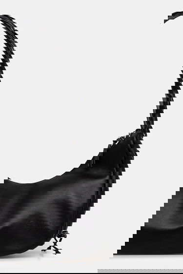 Kabelka GANNI Hobo Bag Medium Laces Čierna | A7295, 2