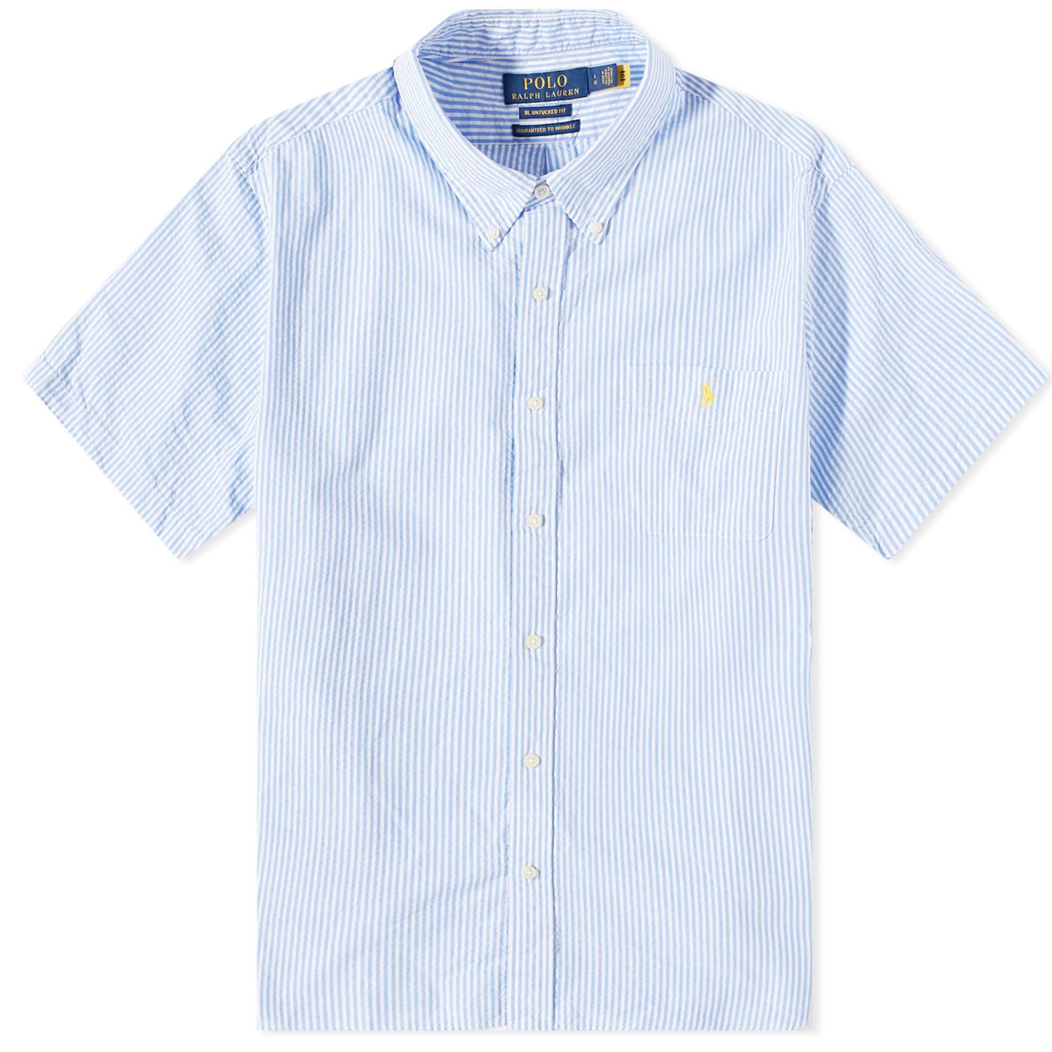Košeľa Polo by Ralph Lauren Seersucker Tyrkysová | 710906574002, 0