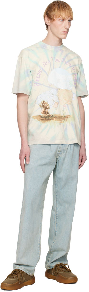 Tričko Online Ceramics Online Ceramics Precious Moments 'Blessed Are The Pure In Heart' Tie-Dye T-Shirt Žltá | Blessed Tie-Dye SS Tee, 3