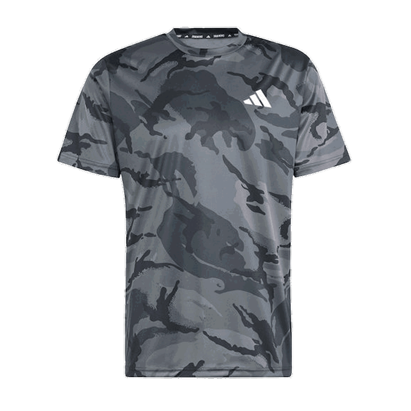Tričko adidas Originals Train Essentials Training Camouflage T-Shirt Šedá | IM7449