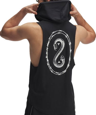 Tielko Under Armour Project Rock Snake Sleeveless Hoodie Čierna | 1389987-001, 2