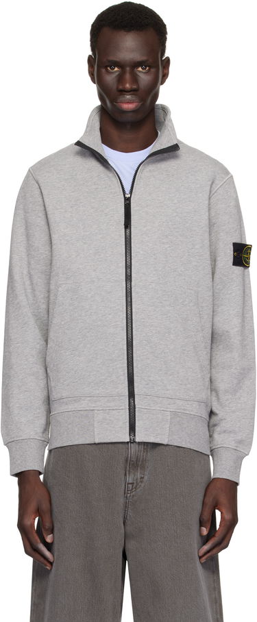 Mikina Stone Island Stone Island Logo Patch Sweatshirt Šedá | K1S156100643S0051, 0