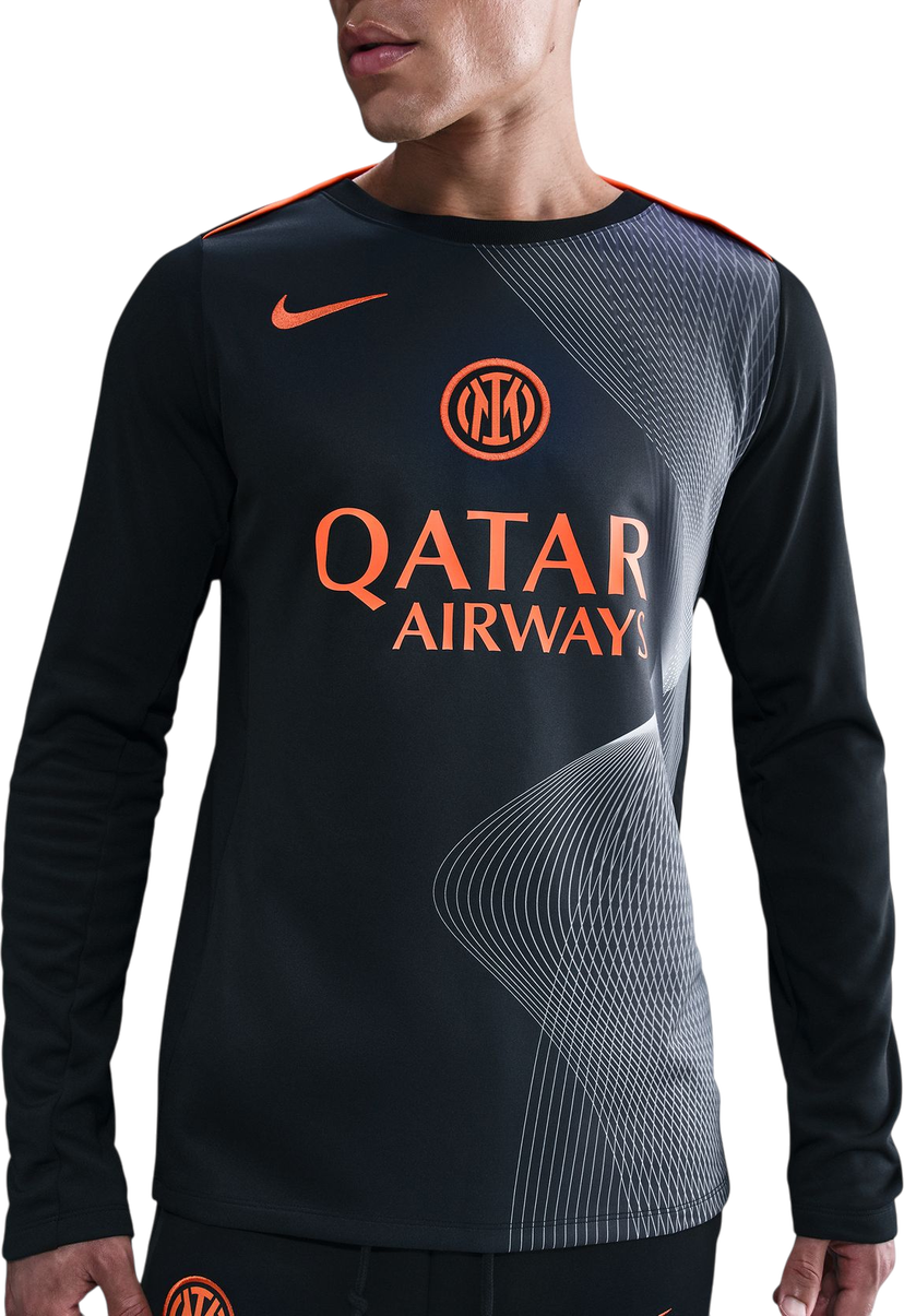 Dres Nike Dri-FIT Long-Sleeve Shirt Inter Milan Total 90 Academy Pro Third 2025/26 Čierna | hm3743-010