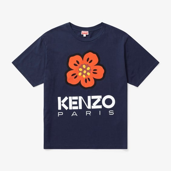 Tričko KENZO Boke Flower T-shirt Navy | FD55TS4454SO.77, 0