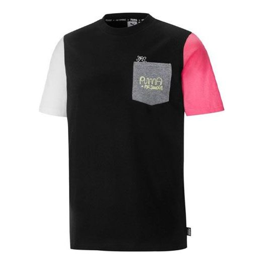 Tričko Puma Mr Doodle Crossover Casual T-Shirt Čierna | 530652-01