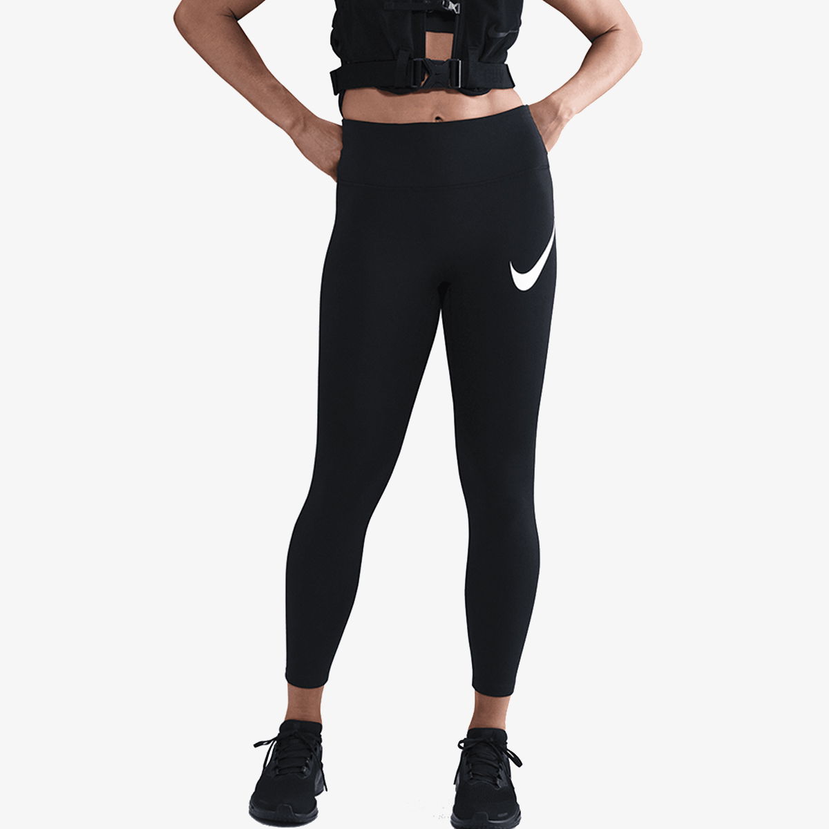 Legíny Nike Tempo High-Rise 7/8 Running Leggings Čierna | HV2304-010, 1
