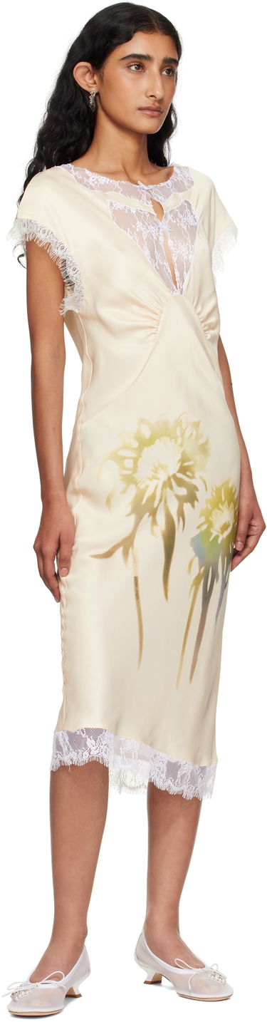 Šaty Collina Strada Collina Strada Waterlily Midi Dress Béžová | XX4045, 3