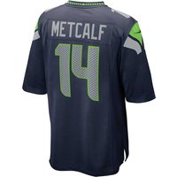 Dres Nike NFL Home Game Jersey Seattle Seahawks DK Metcalf 14 Čierna | 67NM-SSGH-78F-2NM, 0