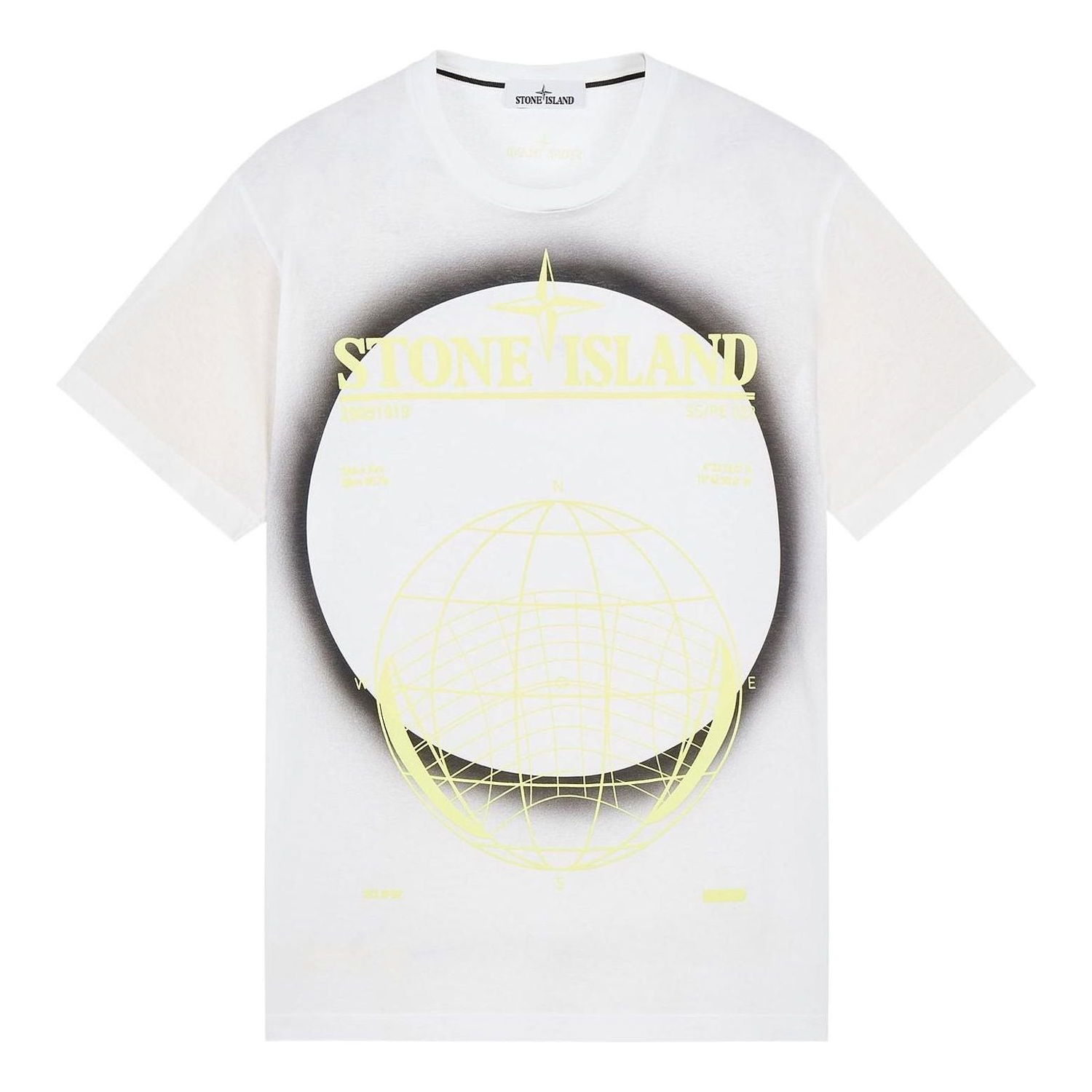 Tričko Stone Island Globe Graphic T-Shirt Biela | 76152NS96-V0001, 0