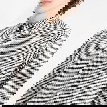 Košeľa BEAMS Beams Plus Button Down Gingham Oxford Shirt, Size Small Šedá | 3811-0077-139-19, 5