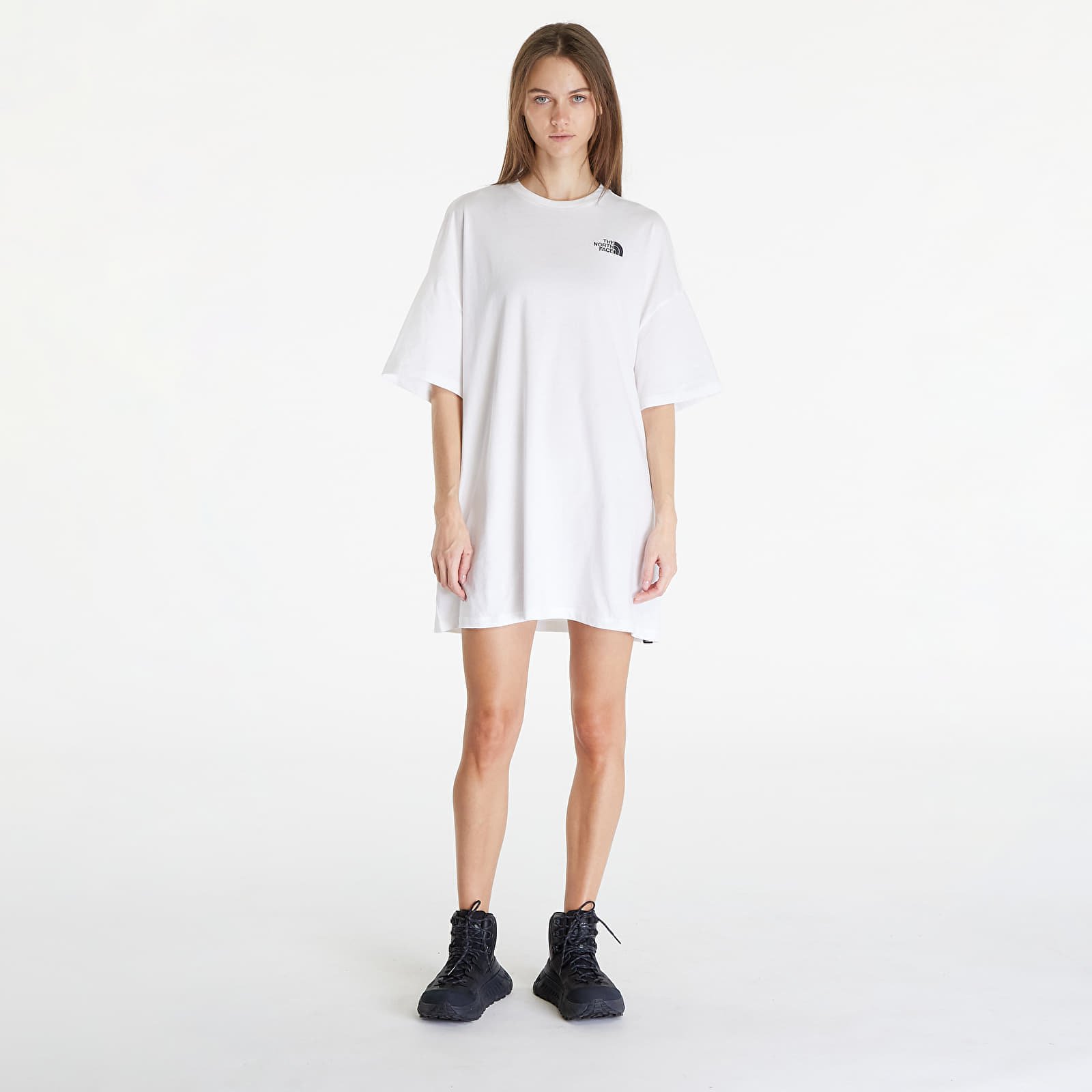 Simple Dome T-Shirt Dress TNF White