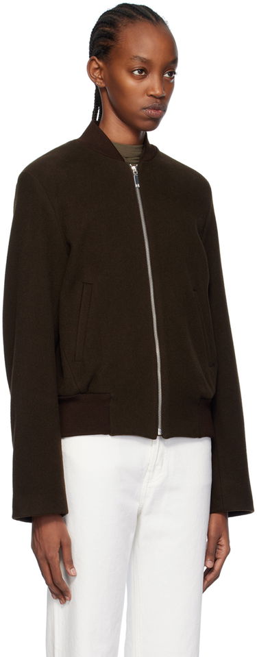 Bomber bunda TOTEME Sartorial Bomber Jacket Hnedá | 241-WRO1042-FB0039, 1
