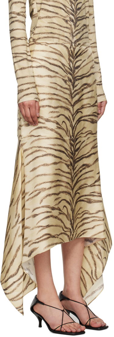 Šaty Stella McCartney Print Midi Skirt Béžová | 6301163ES210, 1