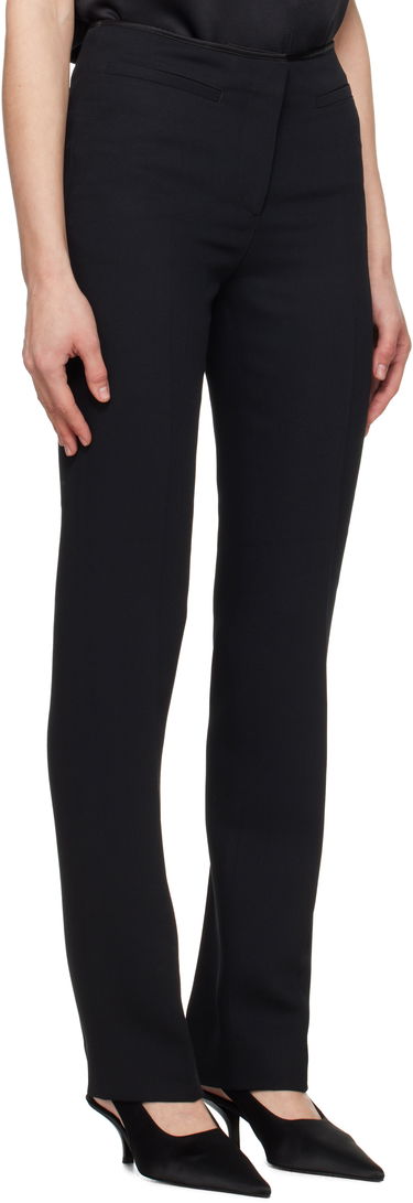 Nohavice TOTEME TOTEME Low-Waist Cigarette Trousers Čierna | 251-WRB0237-FB0336, 1