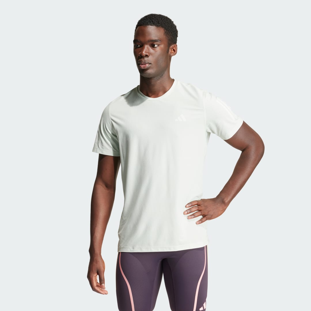 Tričko adidas Performance Own the Run T-Shirt Biela | IN1504, 1