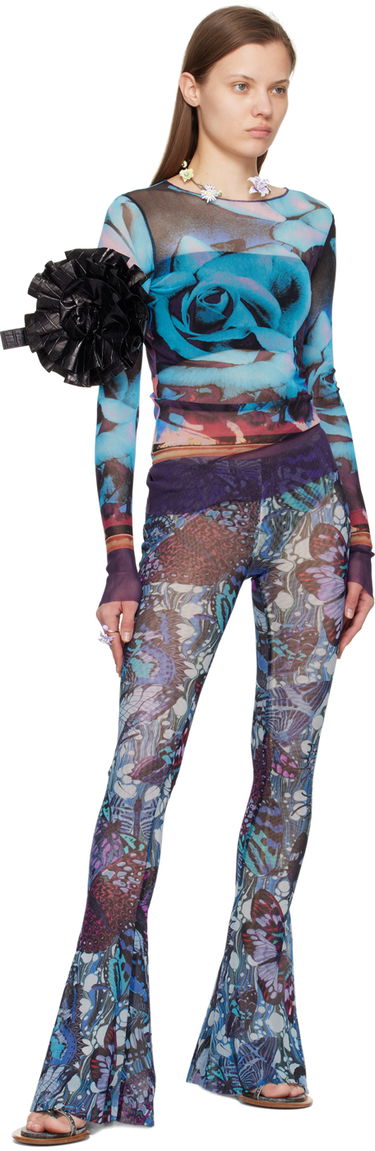 Tričko Jean Paul Gaultier Roses Print Long Sleeve T-Shirt Rôznofarebný | 24/25-U-TO132-T547-275020, 3