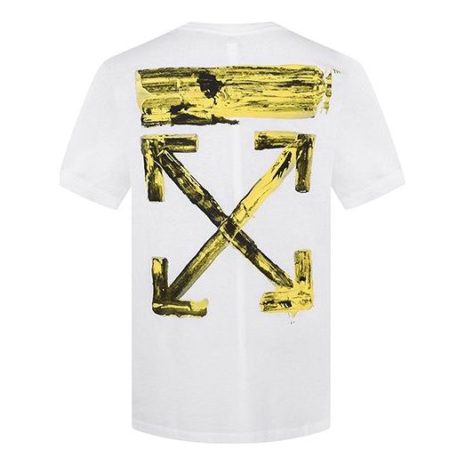 Tričko Off-White Off-White Arrow Print Oversized T-Shirt Biela | OMAA038F191850100160