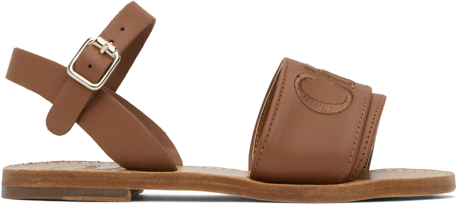Doplnky CHLOÉ Chloé Kids 'Chloé' Sandals Hnedá | C20510, 0