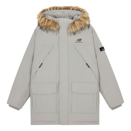 Parka New Balance Street Style Down Parka Šedá | AMJ14304-ARF, 0
