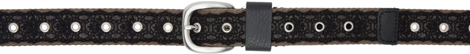 Opasok OUR LEGACY Our Legacy 3 CM Lace Belt Hnedá | A42483BL, 0